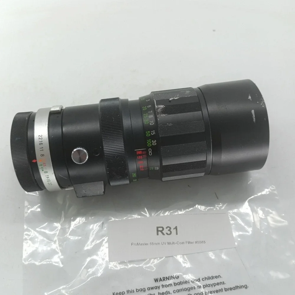 Soligor Auto-Zoom 75-260mm f4.5 Telephoto Zoom Camera Lens No.17630158 R31
